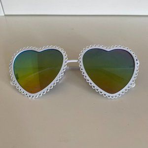 Lacey Metal Heart Sunglasses